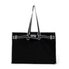 Black handheld bag