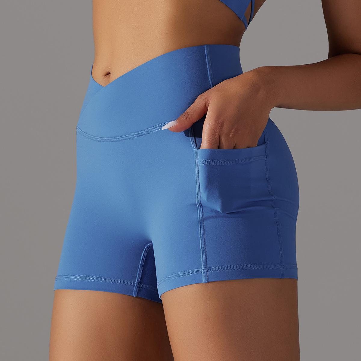 Simple Style Sports Solid Color Nylon Active Bottoms Shorts display picture 86