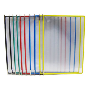 A4 Display Page Hanging Wall Folder Hanging Wall Flip Clip Display Loose-leaf Bag Factory Document Bag Blade