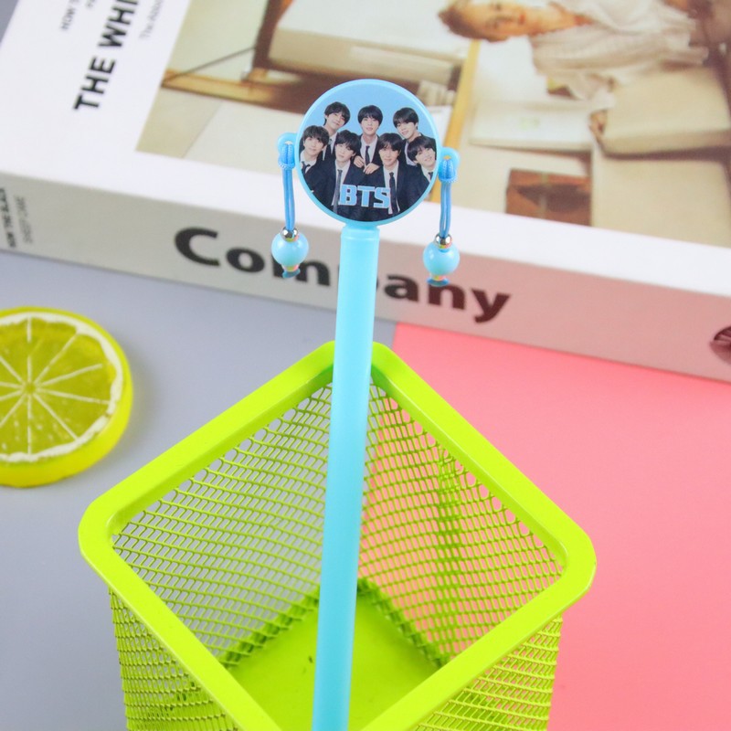 Creativo pequeño papelería fresca personaje sonajero pluma de góner dibujos animados estudiante herramienta de escritura pluma a base de agua al por mayor