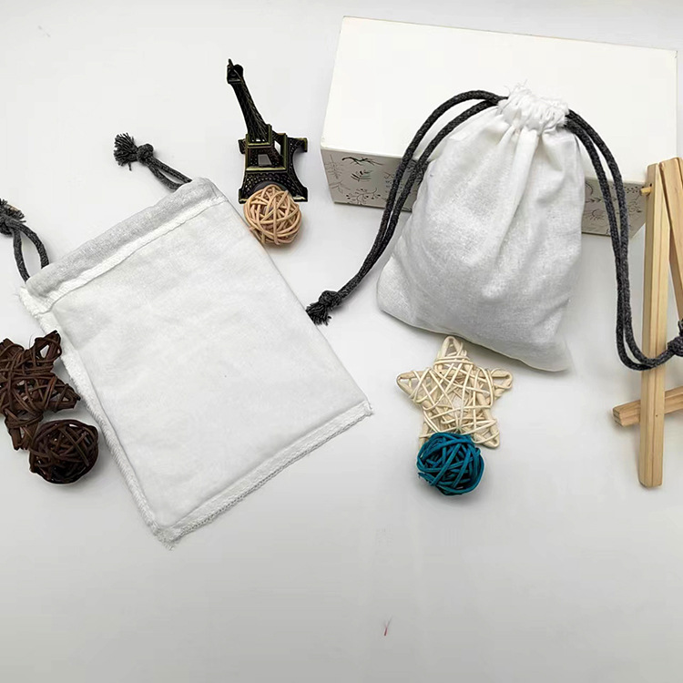 新品优惠棉布束口袋吹风机刮胡刀防尘袋酒店民宿宾馆专用袋收纳袋