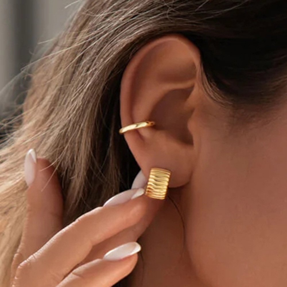 925 Sterling Silver Ear Needle Material 1 Pair 925 Sterling Silver Geometric Solid Color Ear Studs