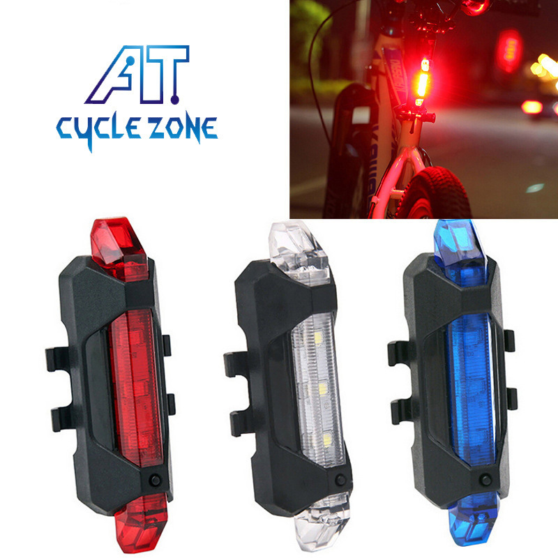 Bicycle 918 tail light USB charging night riding safety warning light outdoor riding LED bright bicycle light