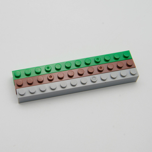 [Minimum order of 50G] Cross-border MOC domestic building blocks are compatible with Lego 6112 small particles 1x12 basic board loose accessories