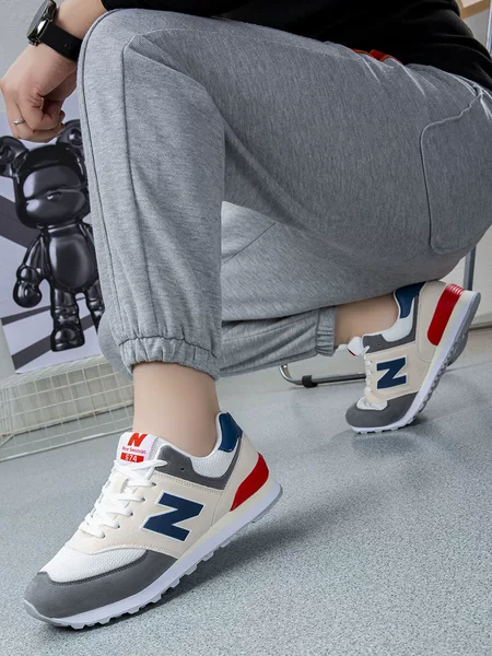 2026 New Model Couple Sports 574 Casual Men's Shoes Versatile Fashion Women's Shoes Forrest Gump Shoes N-Shaped Non-Slip Ultra-Light Running Shoes