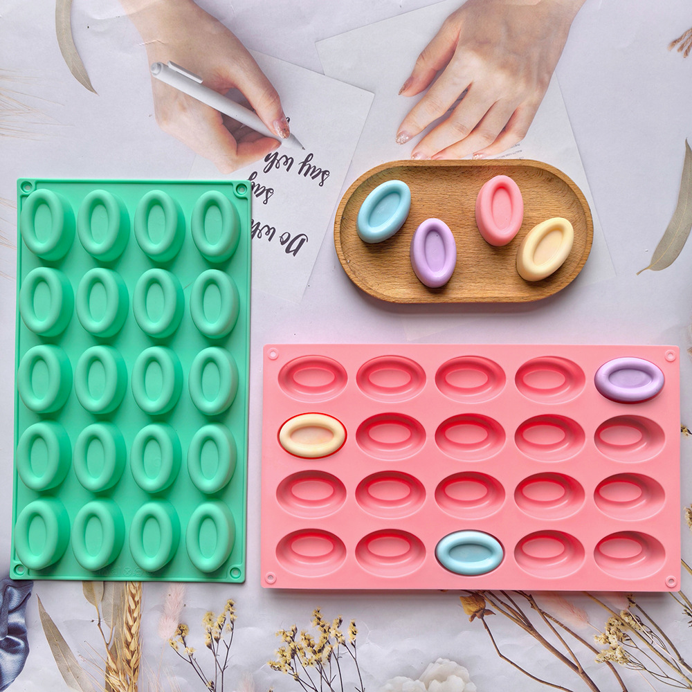 20 donuts oval 47 molde de galletas de chocolate molde de pastel molde de helado molde de silicona