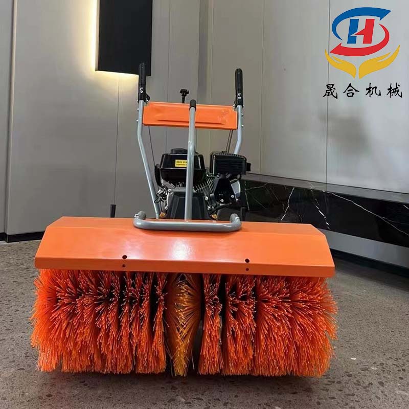小型扫雪机手推式汽油厂区路面全齿轮扫雪机