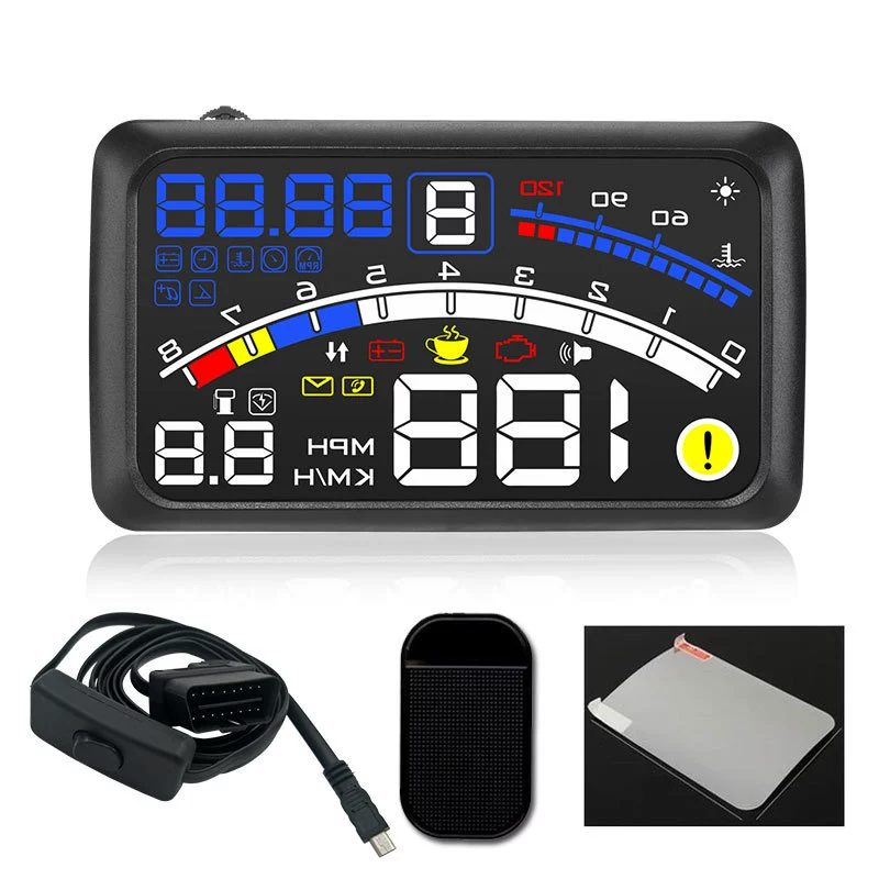 HUD-поисковый дисплей автомобиля OBD2 автомобиль вычислительный HUD видимый дисплей X3 F4 производитель Шэньчжэнь