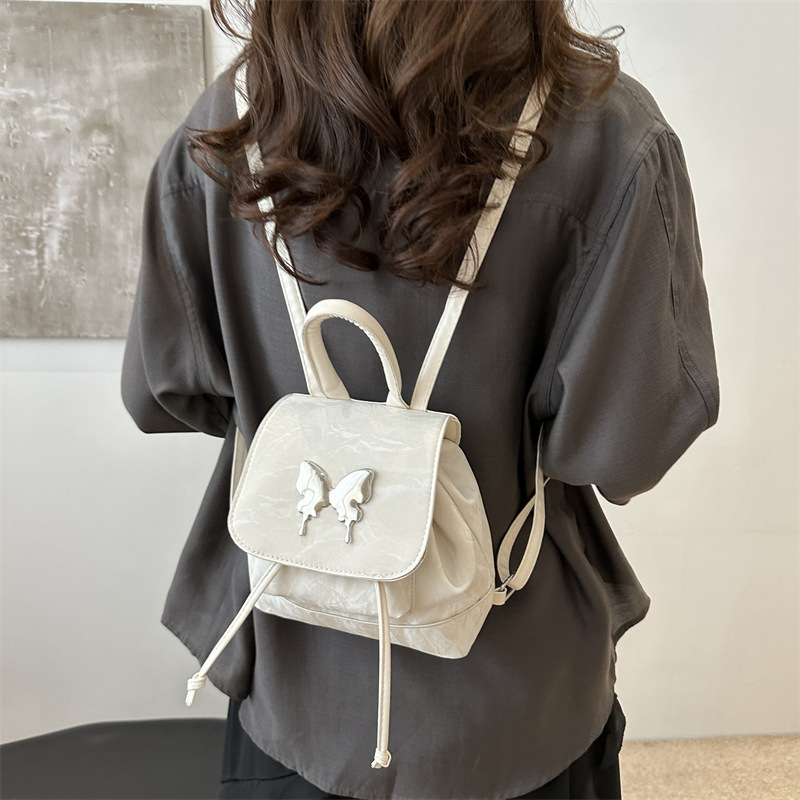 Mochila de diseño nicho bolso de damas 2024 nueva moda ocio estilo universitario mochila de moda