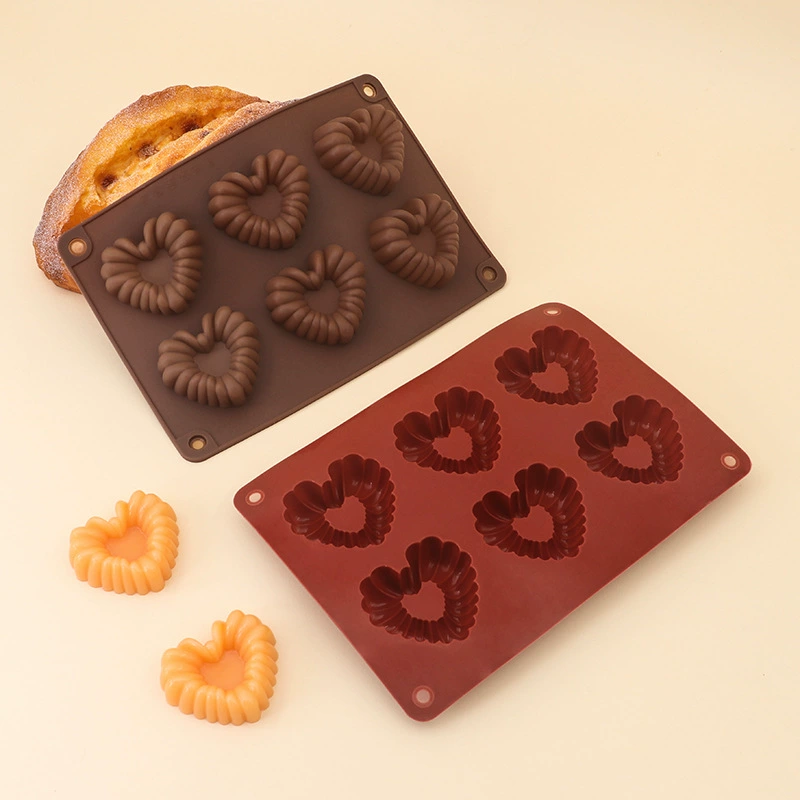 6 Lianlin silicon glue chocolate mold DIY cake tool cookie biscuits house baby supplementary food utensil