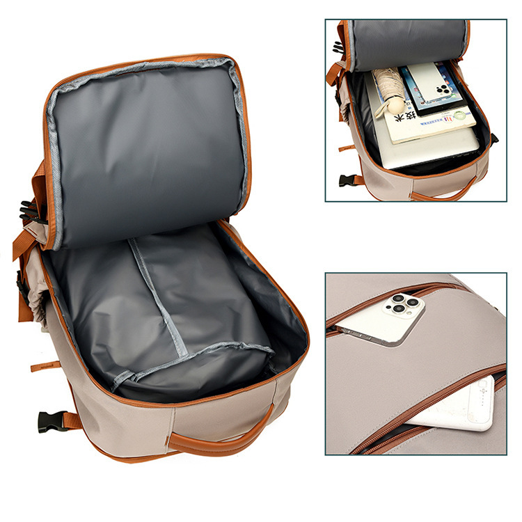 Cross-Border Travel Backpack Business Carry-On Airplane Backpack Unisex Lightweight High-Quality Design Travel Luggage Storage Bag