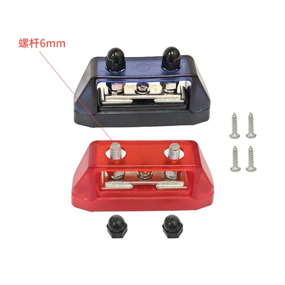 M8M10 double screw heavy – Power supply, ignition system accessories - wire-screw-m6-red-and-black-pair-multiple-screws