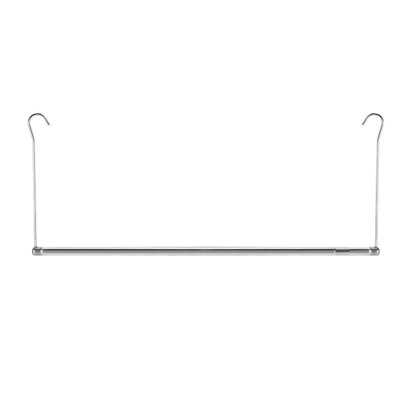 Acero inoxidable retráctil varilla de secado balcón percha de secado plegable ventana antirrobo doméstica artefacto de colcha de secado invisible interior