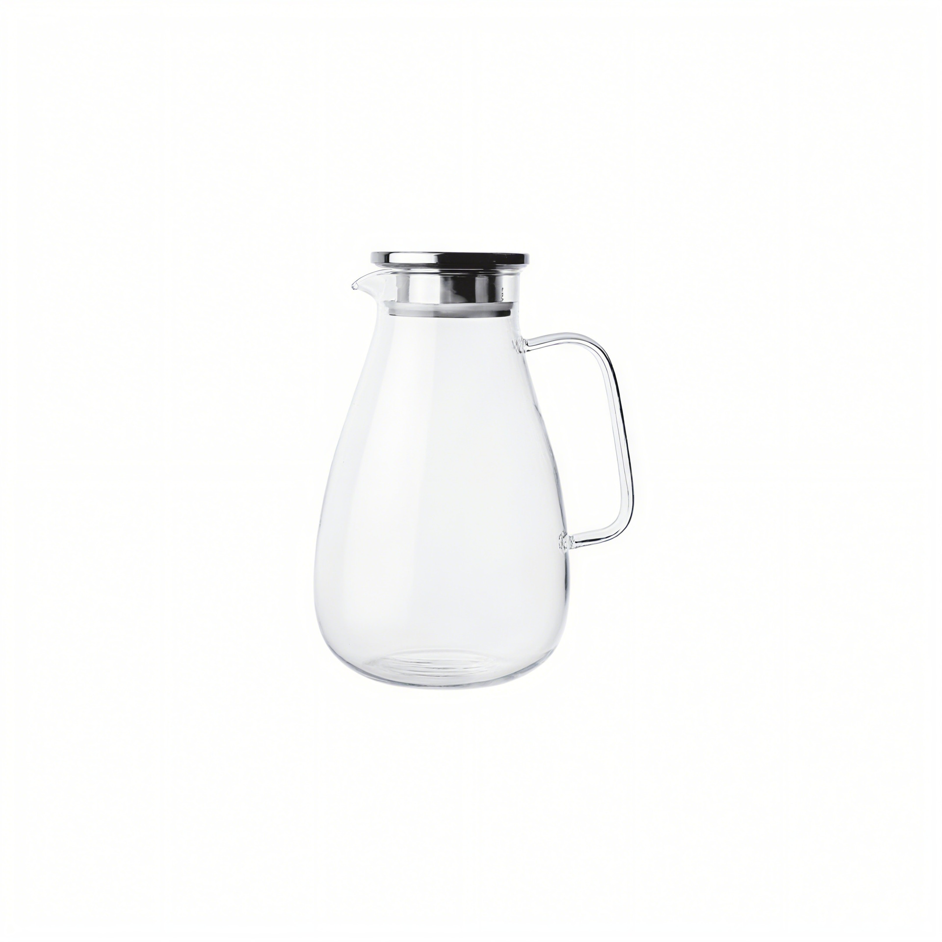 Europa de alta borosilicona resistente al calor tetera de agua caliente doméstica tetera de agua fría de vidrio tetera de té de gran capacidad fría tetera de jugo de fruta abierta