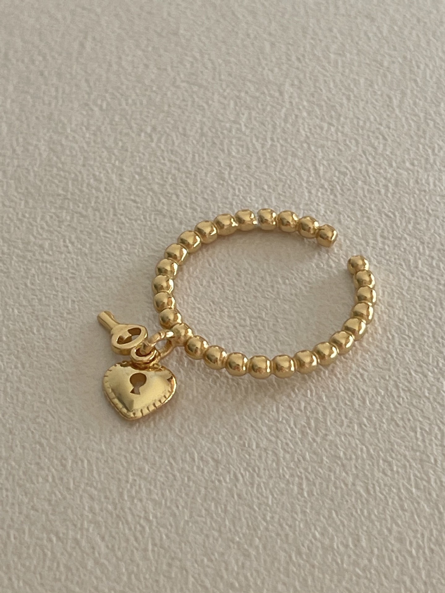 1g Weight 18K Gold Plated Plating Material Charm Rings, Open Rings Classification Adjustable Ring Size 1 Piece Quantity Daily Occasion 925 Sterling Silver Material Heart Shape, Key, Lock Pattern All Seasons Season Women's Gender Simple Style Style 18K Gold Plated 925 Sterling Silver Heart Shape Key Lock Charm Rings Open Rings 925 Sterling Silver Rings 12