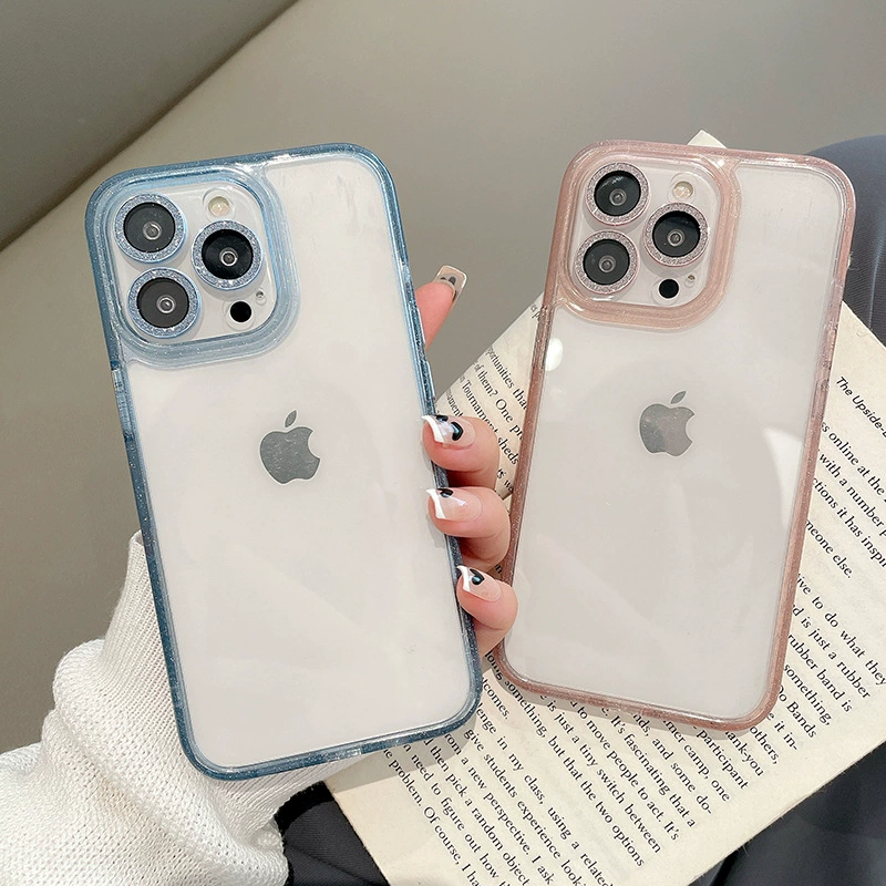 Apple, линза, совместимый iPhone 14, чехол для телефона, прозрачный защитный чехол, простой и элегантный дизайн, 14promax, iphone, интернет-знаменитость, защита от падений