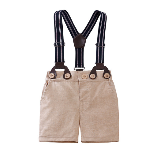 Cross-border new summer styles, baby boy gentleman's dress, printed romper, infant triangle hoodie, dropshipping