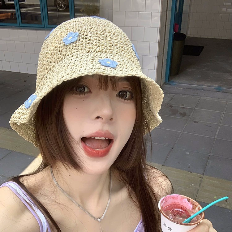 Summer Japanese fresh sun hat, bucket