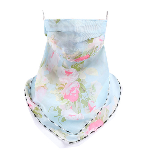 Sun Protection Face Mask for Women - Summer Face Covering Full Face Mask - Thin Face Shield Sun Mask with Neck Protection - Ear Hook