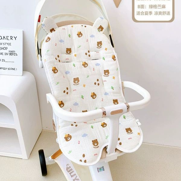 Orange Bear [pure cotton gauze surface + ramie surface] universal for all models