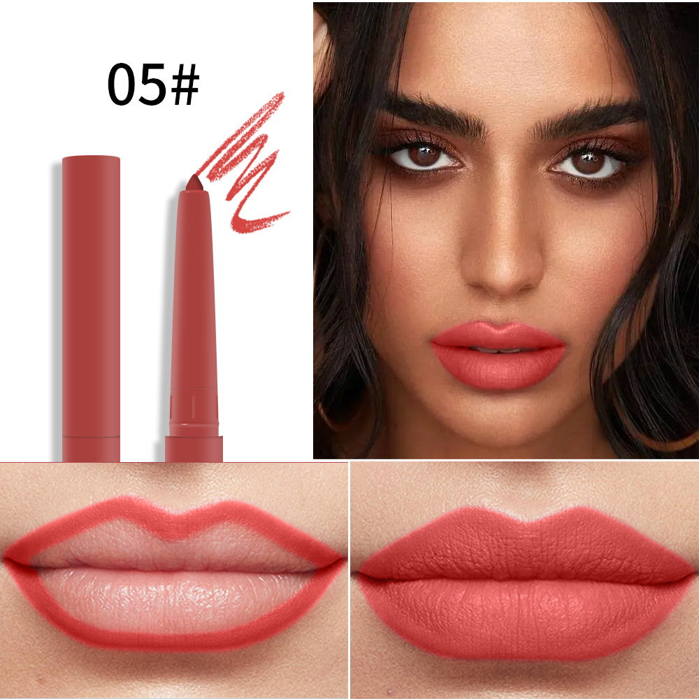 Julystar non-fading automatic lip liner pen, matte multi-color export lip gloss and lipstick pen from Europe and America undefined