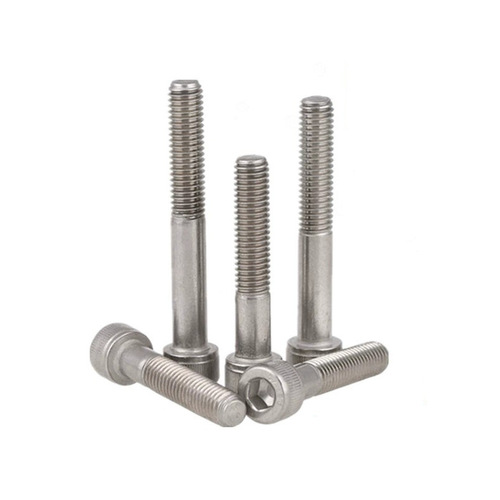 304 stainless steel half-thread hexagon socket screws M4M5M6M8M10-M120 cylindrical head bolts half-threaded screws