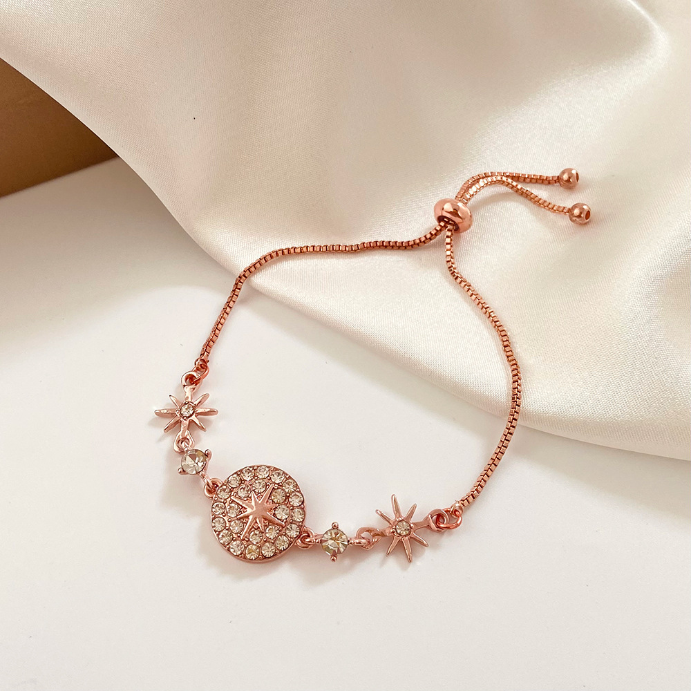 Glam Heart Shape Metal Plating Artificial Pearls Rhinestones Women's Bracelets display picture 2