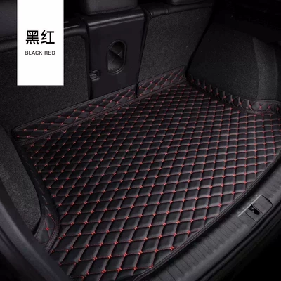 Models, High-Edge Flat Trunk Mat, Trunk Mat - high-side-black-red-line-small-package-delivery-24-hours-fast-delivery