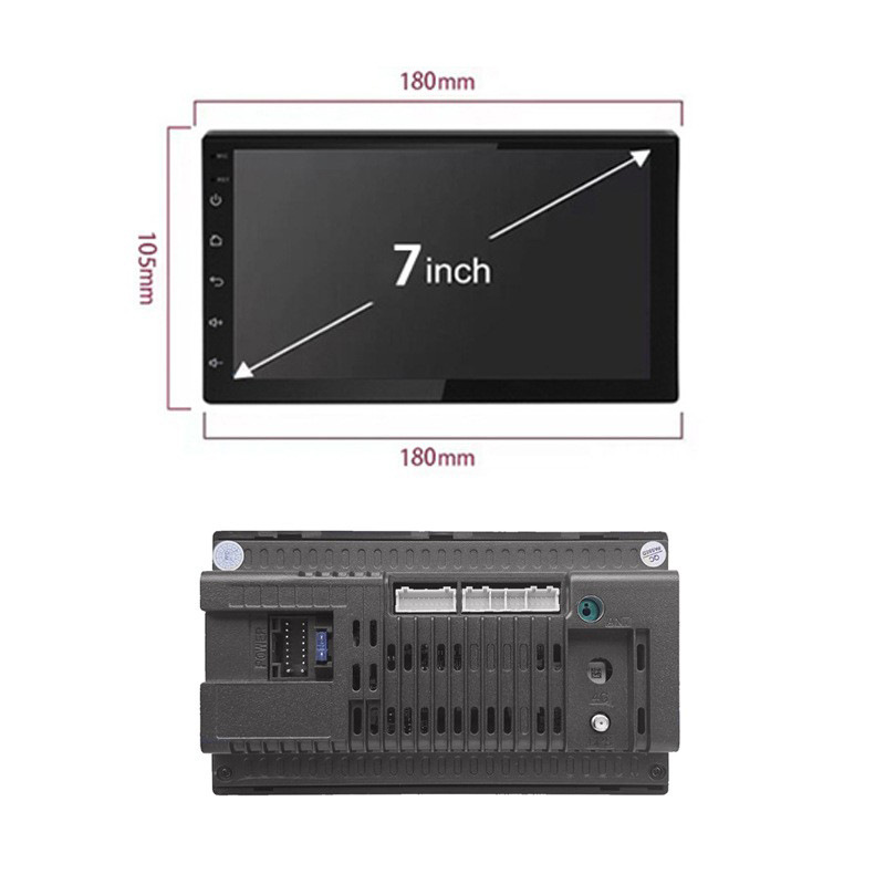 Transfronterizo de 7/9/10 pulgadas Android Universal Car Navigation All-in-One Carplay Car Navigation Imagen de marcha atrás