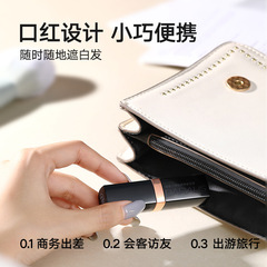 Di Aier Hairdressing Pen Covering Gray Hair Portable Disposable Lipstick Style Black Black Brown Hair Dye Cream Manufacturer Wholesale