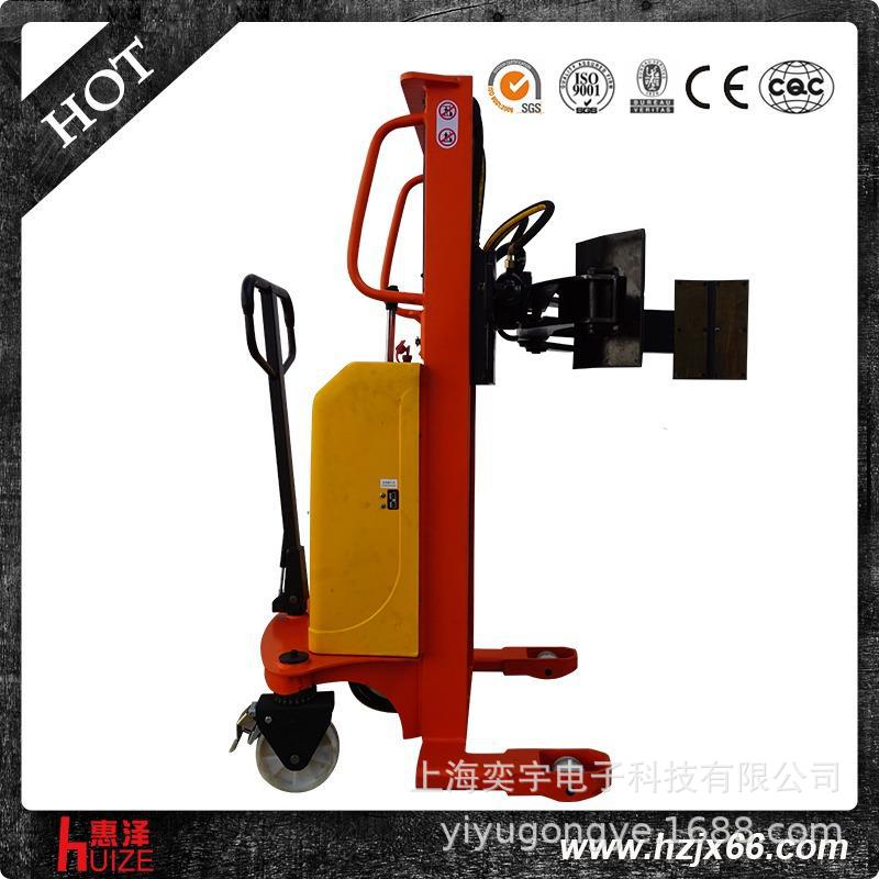 半电动抱夹车杜瓦瓶纸卷自动夹抱叉车纸筒90度翻转车装卸夹包机