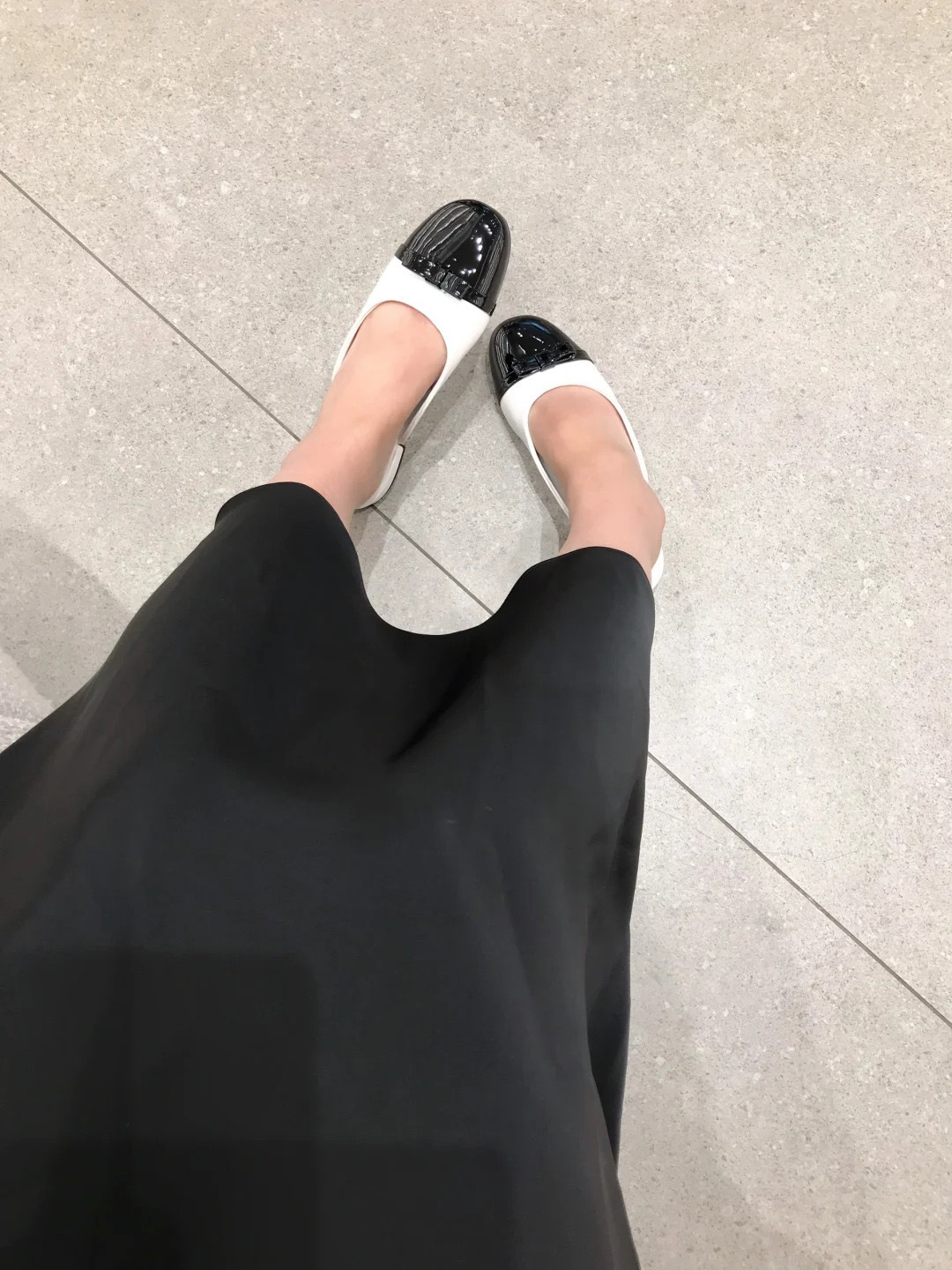 Damen Slipper Mit Schleife Farbblock Design Flache Sandalen_voghion.com