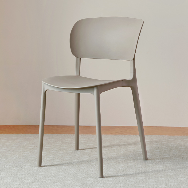 Mesa y silla de ocio de plástico PP moderna y simple macaron color red café leche té tienda de postres mesa y silla al aire libre
