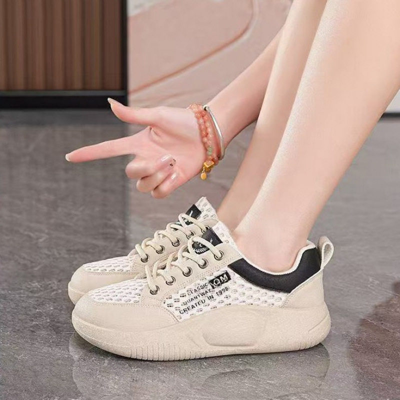 Giày sneaker nữ trắng đế dày tăng chiều cao, giày thể thao chạy bộ lưới thoáng khí — M150 Da Nữ - Đen, M150, giày da nữ – màu cà phê., Giày da nữ M150 - màu đen [đóng hộp], M147 Vợt tennis nữ - màu đen