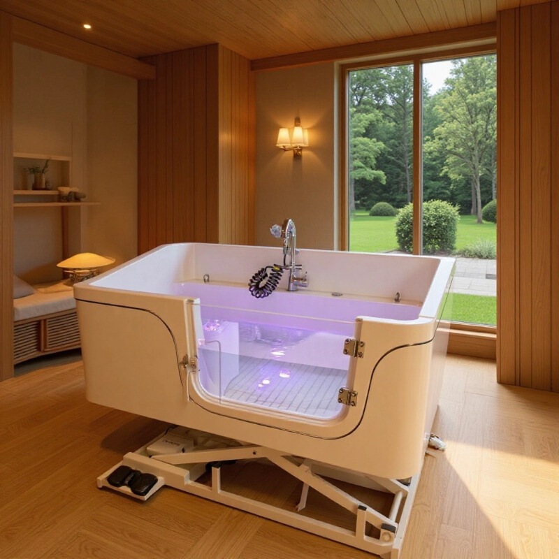 Pet Spa Bathtub, Dog and Cat Milk Bath, Surfing Bubble Bathtub, Pet Spa Massage Pool, Cat and Dog Bathing Pool, Spa