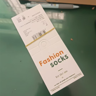 1 piece 300 socks men and women trademark tag label card head cotton socks packaging accessories hook-free in stock wholesale