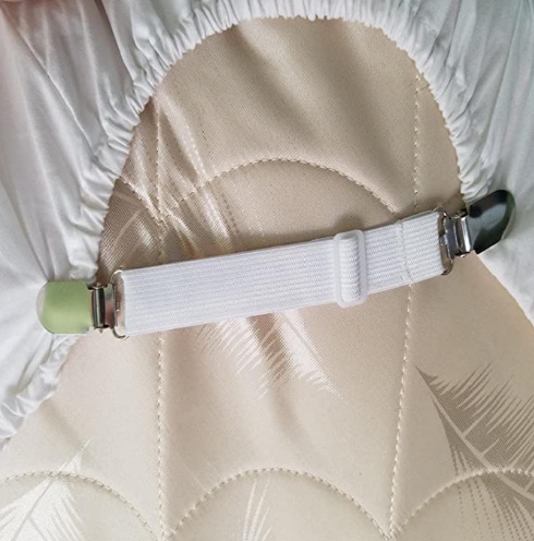 Hoja de cama de dos clips pinza de arena hoja de cama clip de fijación hoja de cama antideslizante fijación hebilla multifuncional ajustable hoja de cama