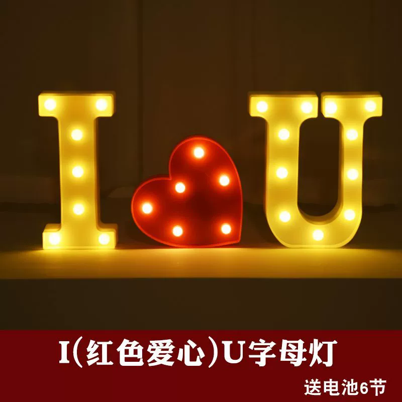 Светодиодная лампа-буква Happy birthday светящиеся буквы на открытке сюрприз признание предложение оформление творческая сцена украшение для помещений
