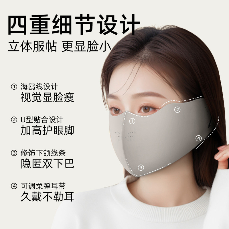 防风防寒保暖戴眼镜不起雾冬季女士高颜值耳罩口罩二合一护耳一体|undefined