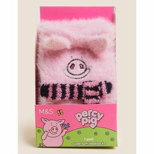Autumn and winter super cute velvet socks PercyPig socks women's tremolo with thick pink pig mink velvet socks