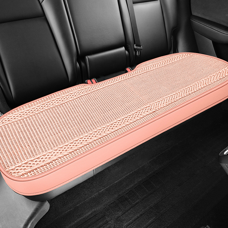 Seat cushion, seat cover – Universal Silk Car Seat - pink-full-coverage-rear-row
