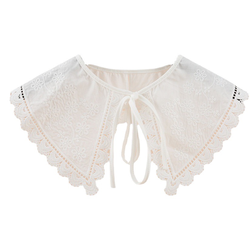 Japanese Style Small Shawl Collar Flower Fake Collar Shirt Collar All-match Collar Fake Collar Fashion Lace Collar