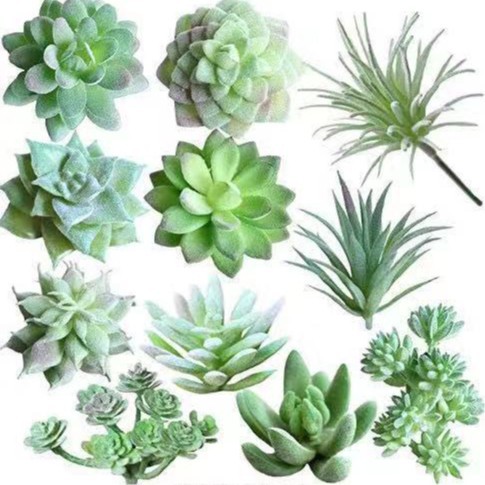 Artificial suculenta 16 traje de Planta artificial micro paisaje retro bonsai planta decoraciones adornos