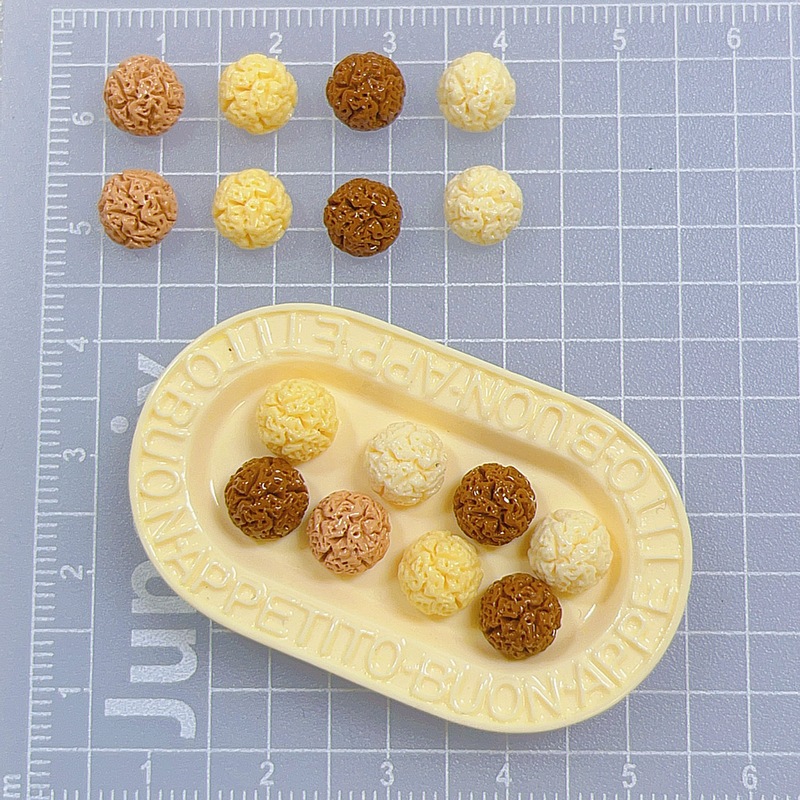 スーパーミニアイスクリームボール〜クリーム接着剤シミュレーション食品おもちゃマニキュア携帯電話ケース漫画樹脂アクセサリー diy ジュエリー材料|undefined