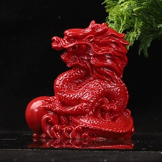 工厂直销朱砂龙摆件招财镇宅风水工艺品青龙12生肖龙护主桌面饰品