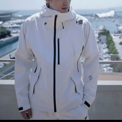 Hh Haili's Same Model H2 Couple's Hard-Shell Jacket, Waterproof and Windproof Outdoor Travel Mountaineering Casual Jacket