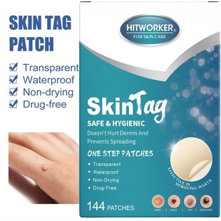 Cross-Border Special Supply of Wart Patches, Skin Cleaning and Care, Wart Patches, Skin Tag Patches, 144Pcs in Stock