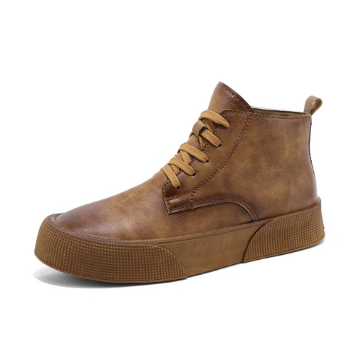  Spring New High Top Men's Shoes Thick Sole Heightening Casual Shoes Polished Old Men's Sneakers Dropshipping 2233-1