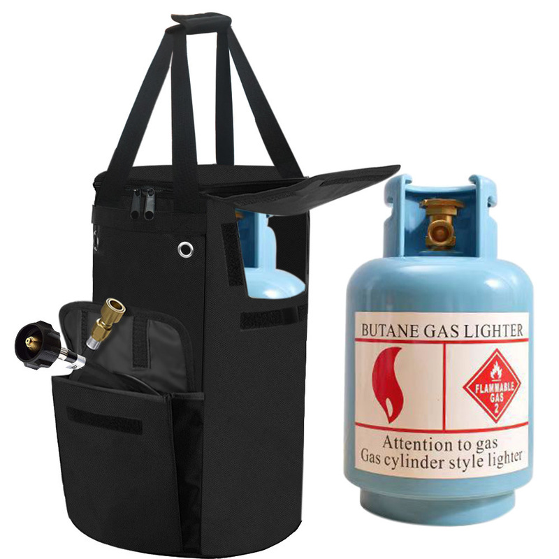 Amazon's New Sturdy Gas Tank Tote Bag 20 Pounds Propane Gas Storage Bag with 4 Pockets and 4 Vents