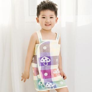 I Sleeping Bag Baby Spring & Fall Thin Baby Vest Gauze Summer Kidsren's Sleeping Belly Protection Anti-Kick Quilt Summer